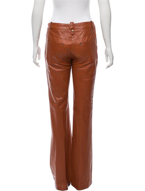 christian dior leather pants|Christian Dior pants women's.